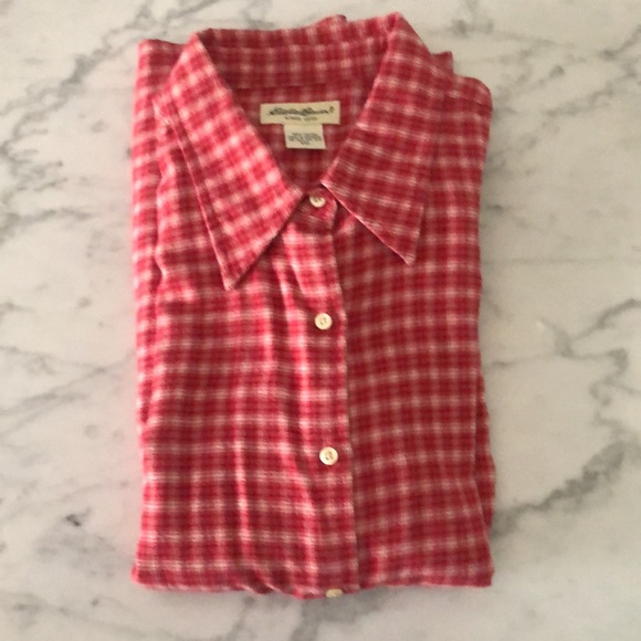 Eddie Bauer soft flannel oversized shirt - Picture 2 of 10